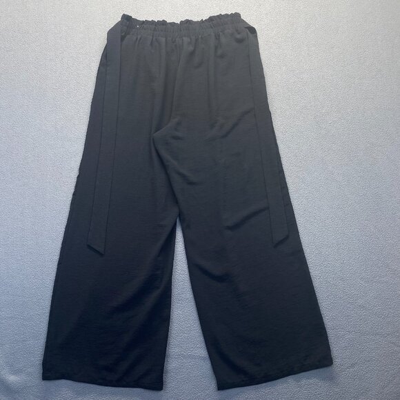 Women’s Modern Fit Pull On Black Casual Pants Size Large Pockets,Elastic Waist - Picture 7 of 10